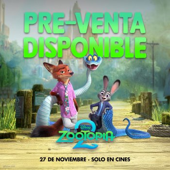 Preventa Zootopia 2